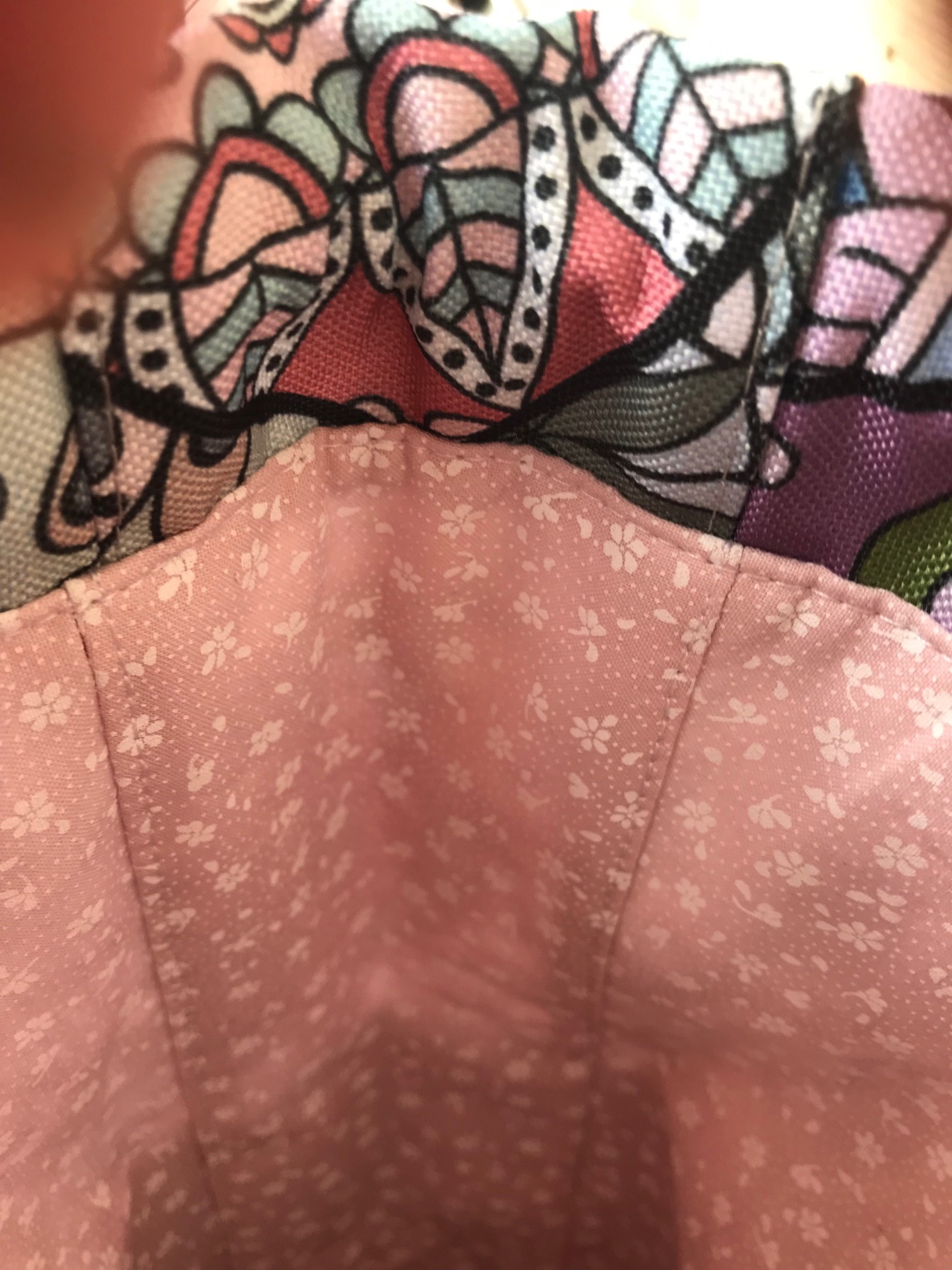 organizer komin do obag mini wzór witraż