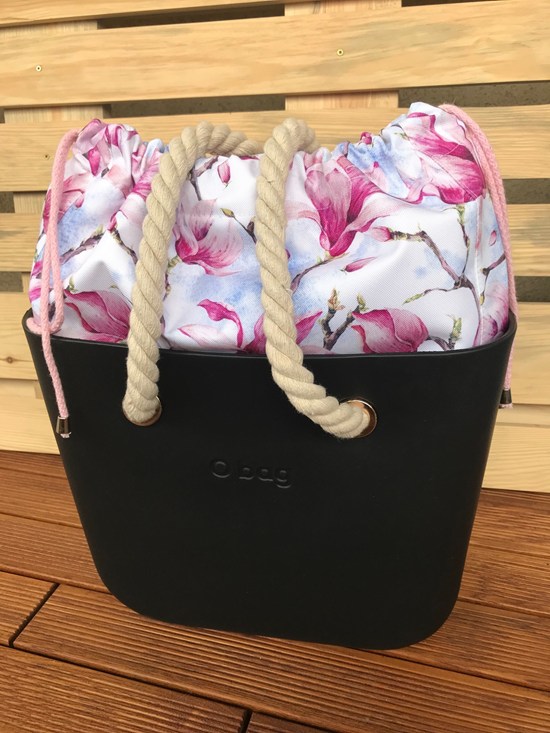 organizer komin do torebki obag mini wzór magnolie