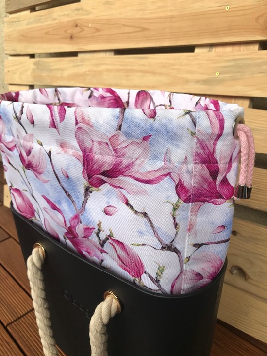 organizer komin do torebki obag mini wzór magnolie