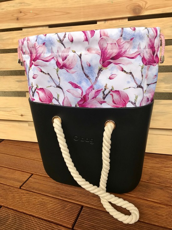organizer komin do torebki obag mini wzór magnolie