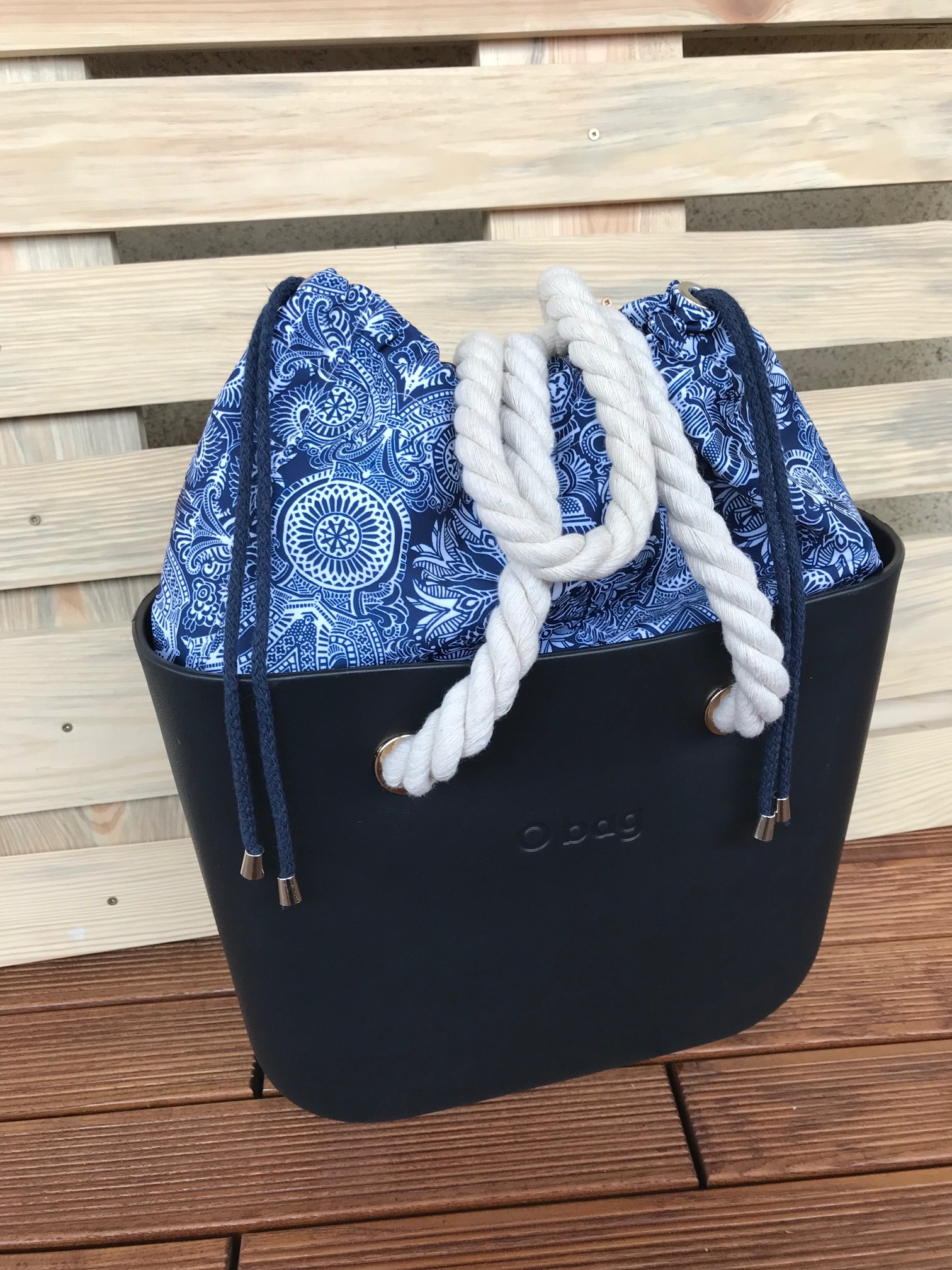 organizer komin do torebki obag mini wzór mandala