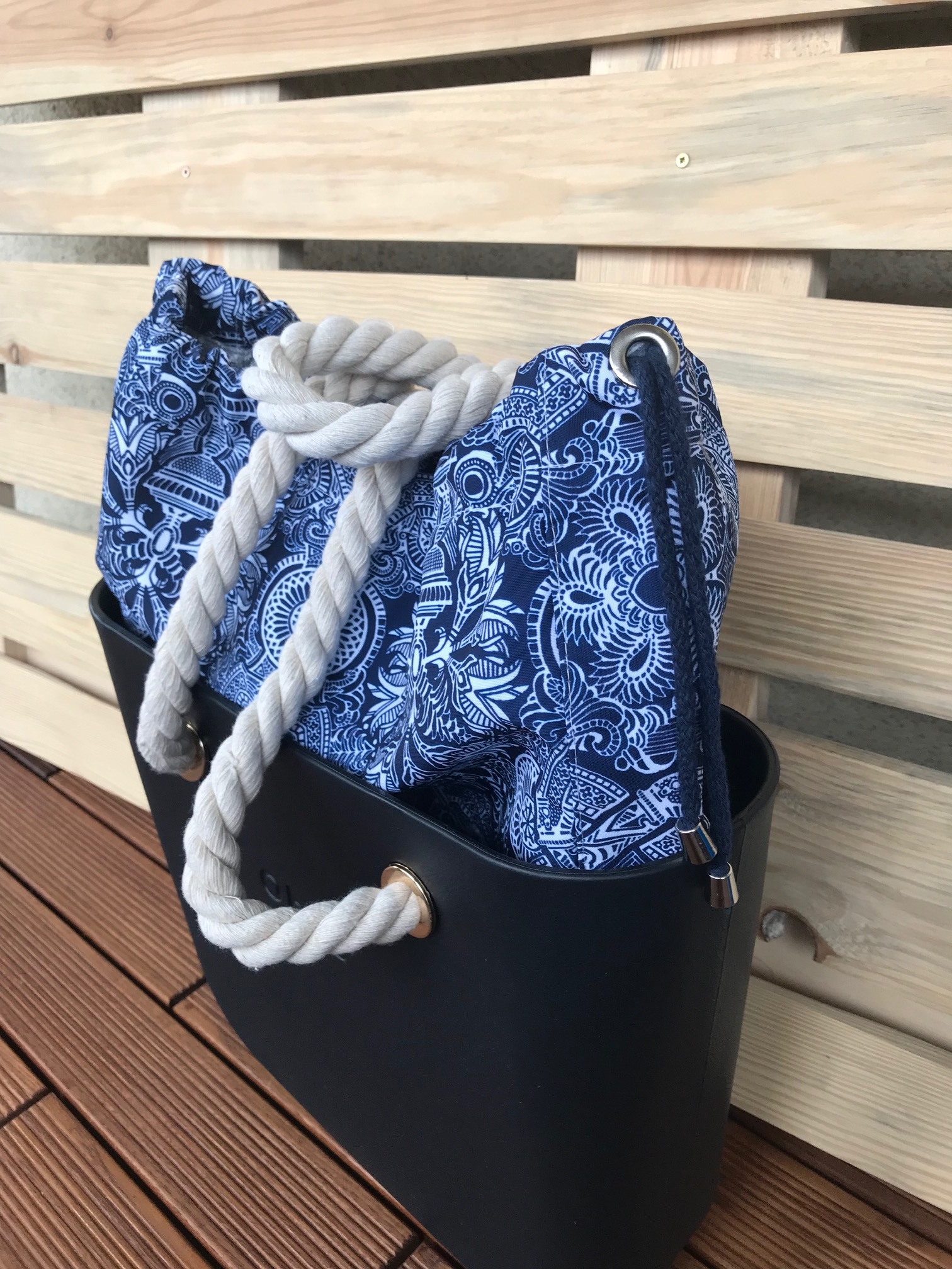 organizer komin do torebki obag mini wzór mandala