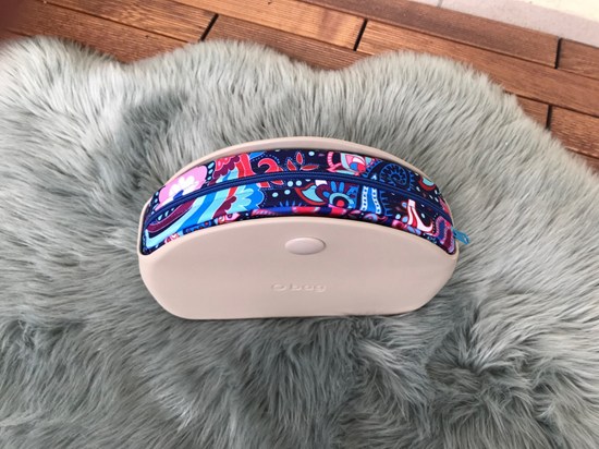 organizer na zamek obag moonlight paisley czerwony