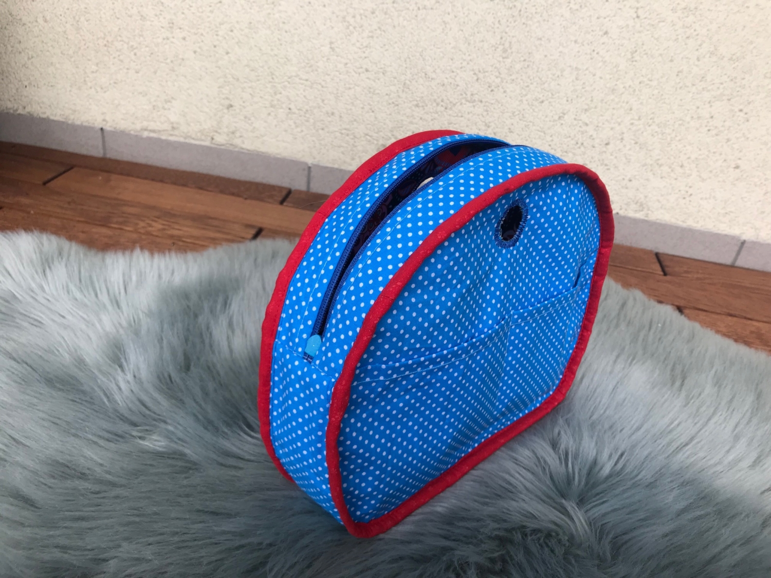 organizer na zamek obag moonlight paisley czerwony