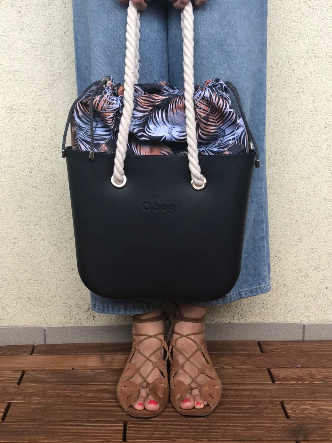 organizer komin obag mini wzor liscie