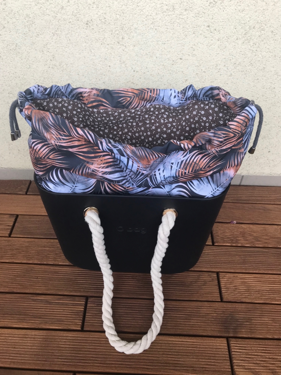 organizer komin obag mini wzor liscie