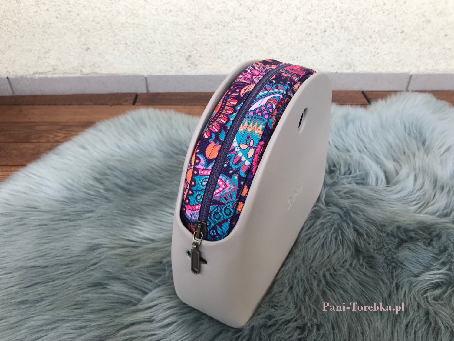 organizer na zamek obag moonlight paisley fioletowy