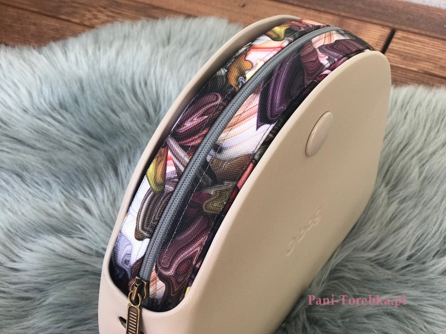 organizer na zamek obag moonlight wzor mazy