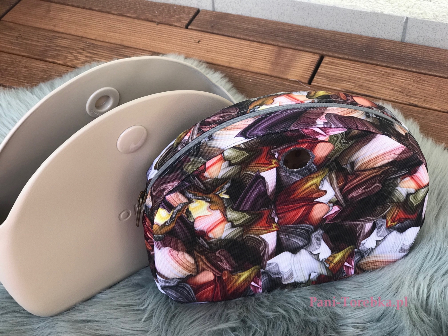 organizer na zamek obag moonlight wzor mazy