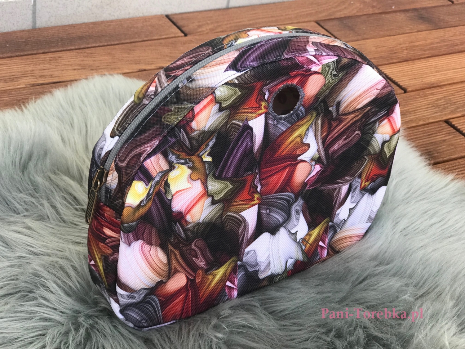 organizer na zamek obag moonlight wzor mazy