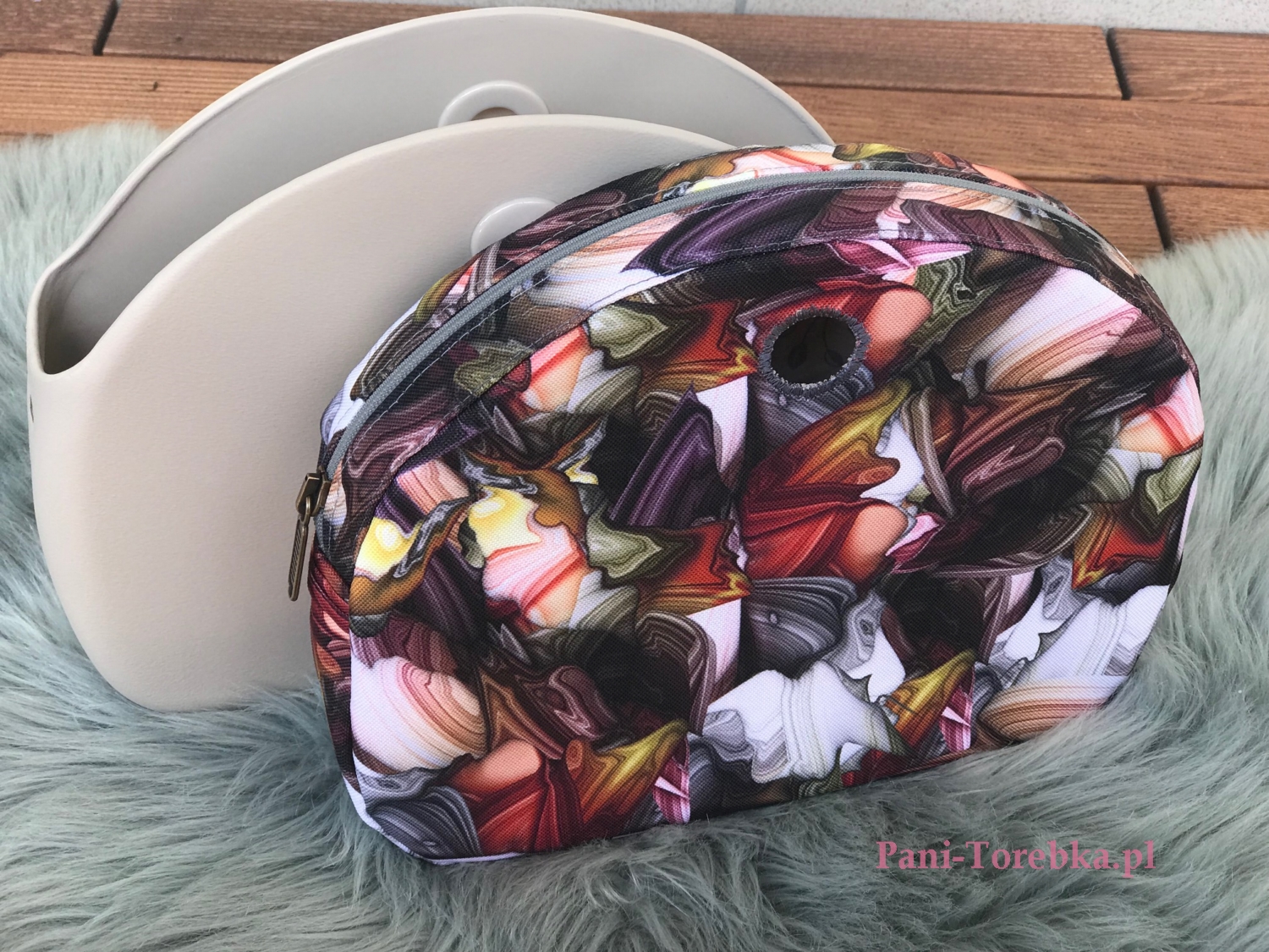 organizer na zamek obag moonlight wzor mazy