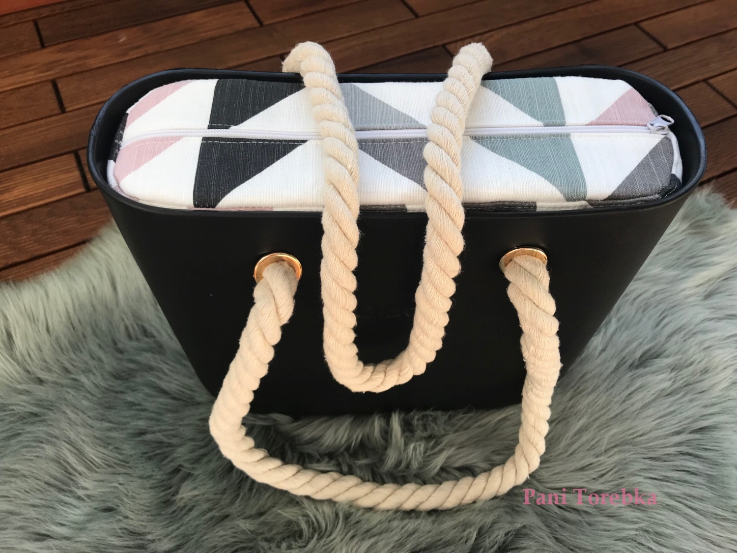 organizer na zamek obag mini wzor figury