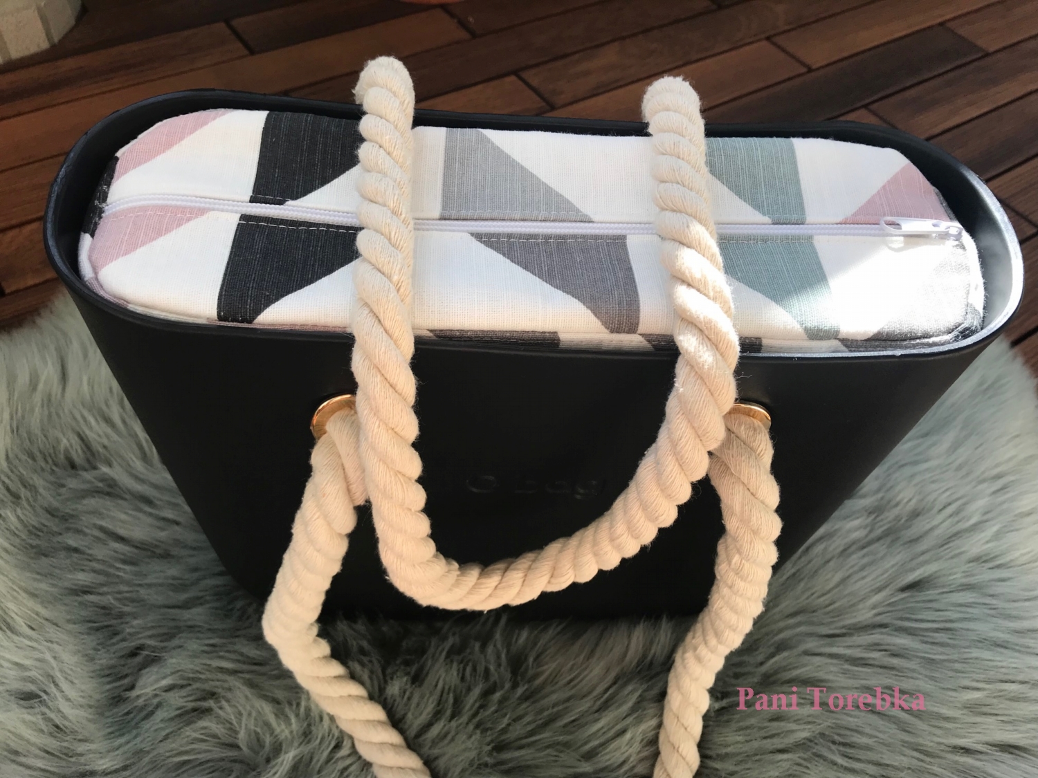 organizer na zamek obag mini wzor figury