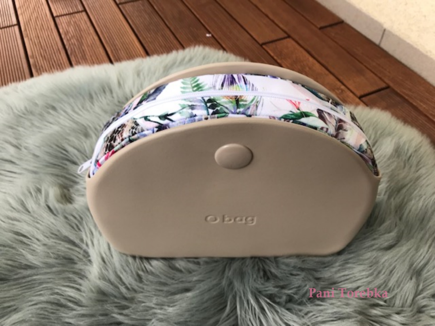 organizer na zamek obag moonlight wzor dzikie kwiaty