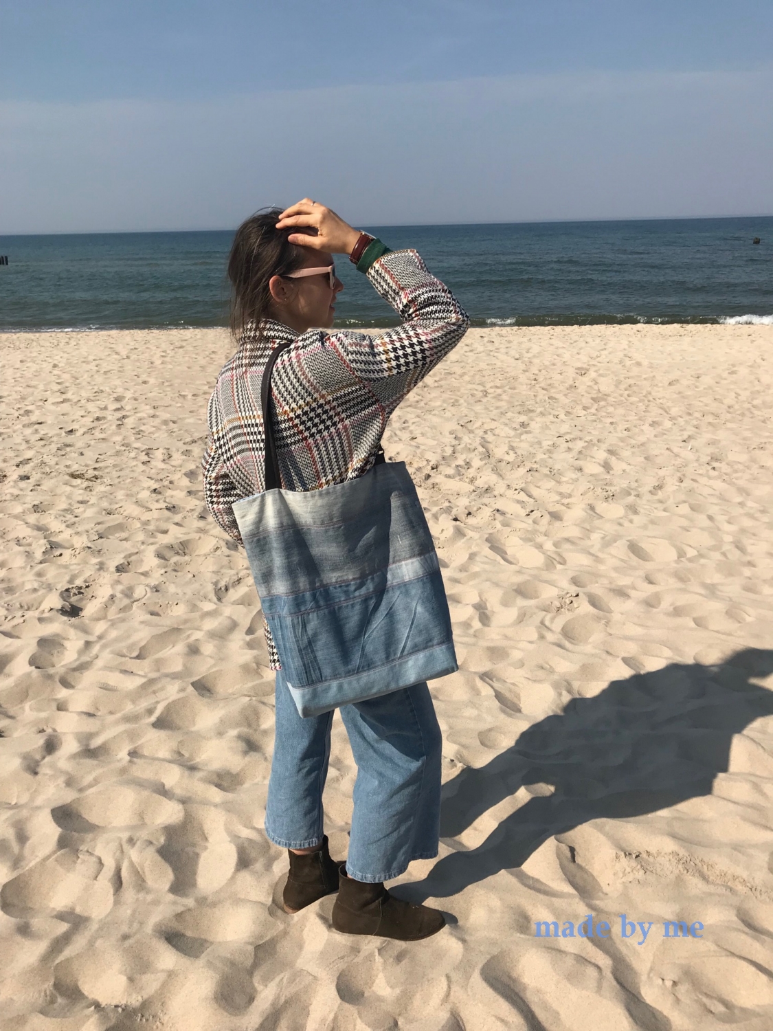 jeansowa torba shoper bag