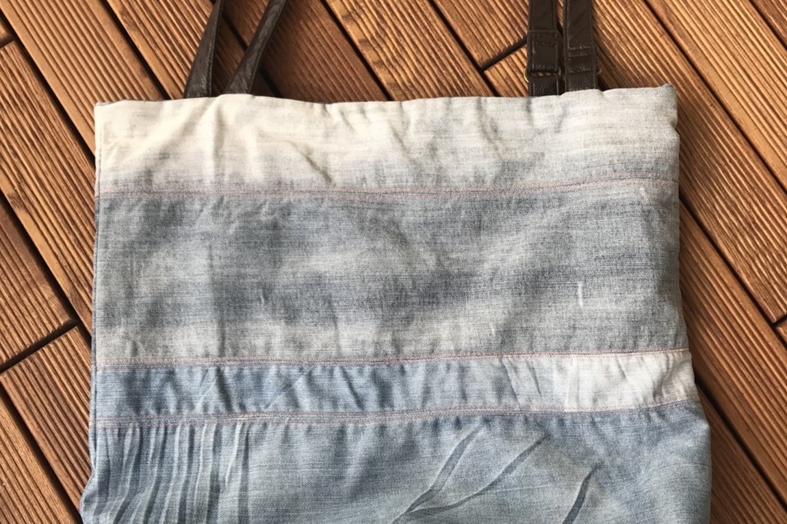jeansowa torba shoper bag