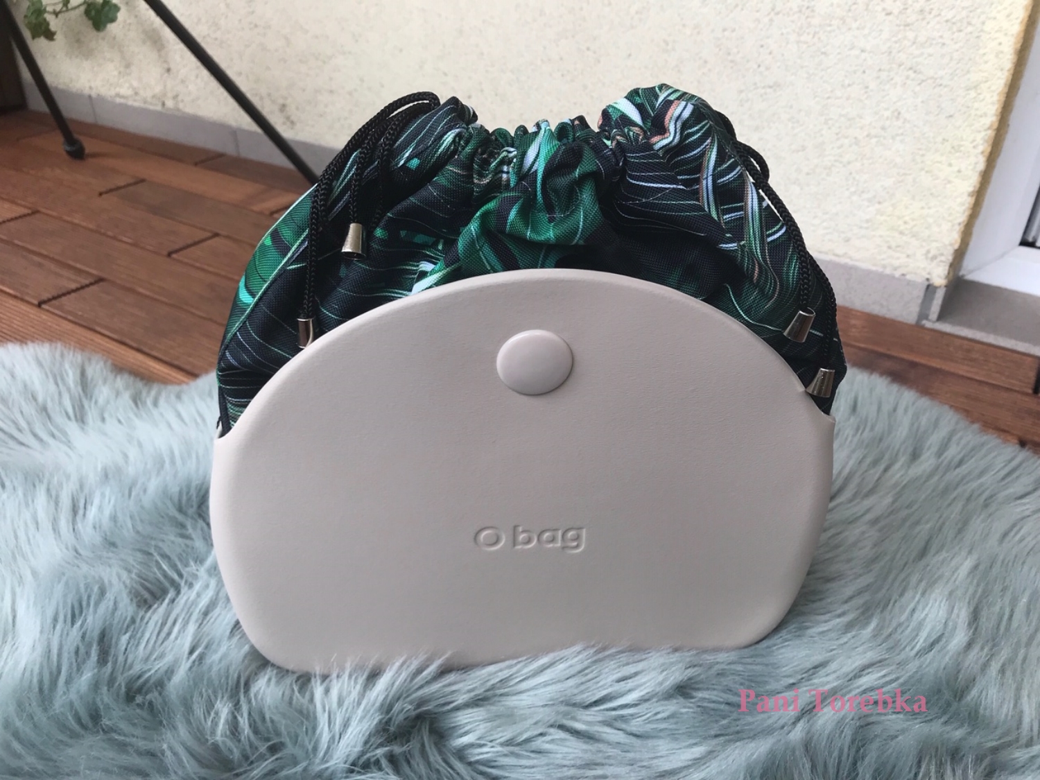 organizer komin do obag moonlight liscie zielone