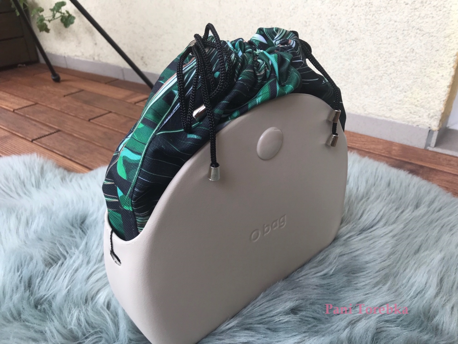 organizer komin do obag moonlight liscie zielone