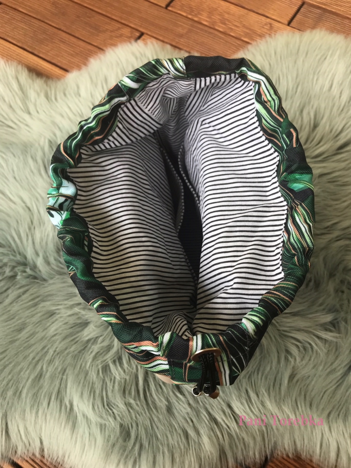 organizer komin do obag moonlight liscie zielone