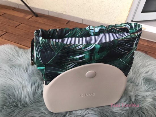 organizer komin do obag moonlight liscie zielone