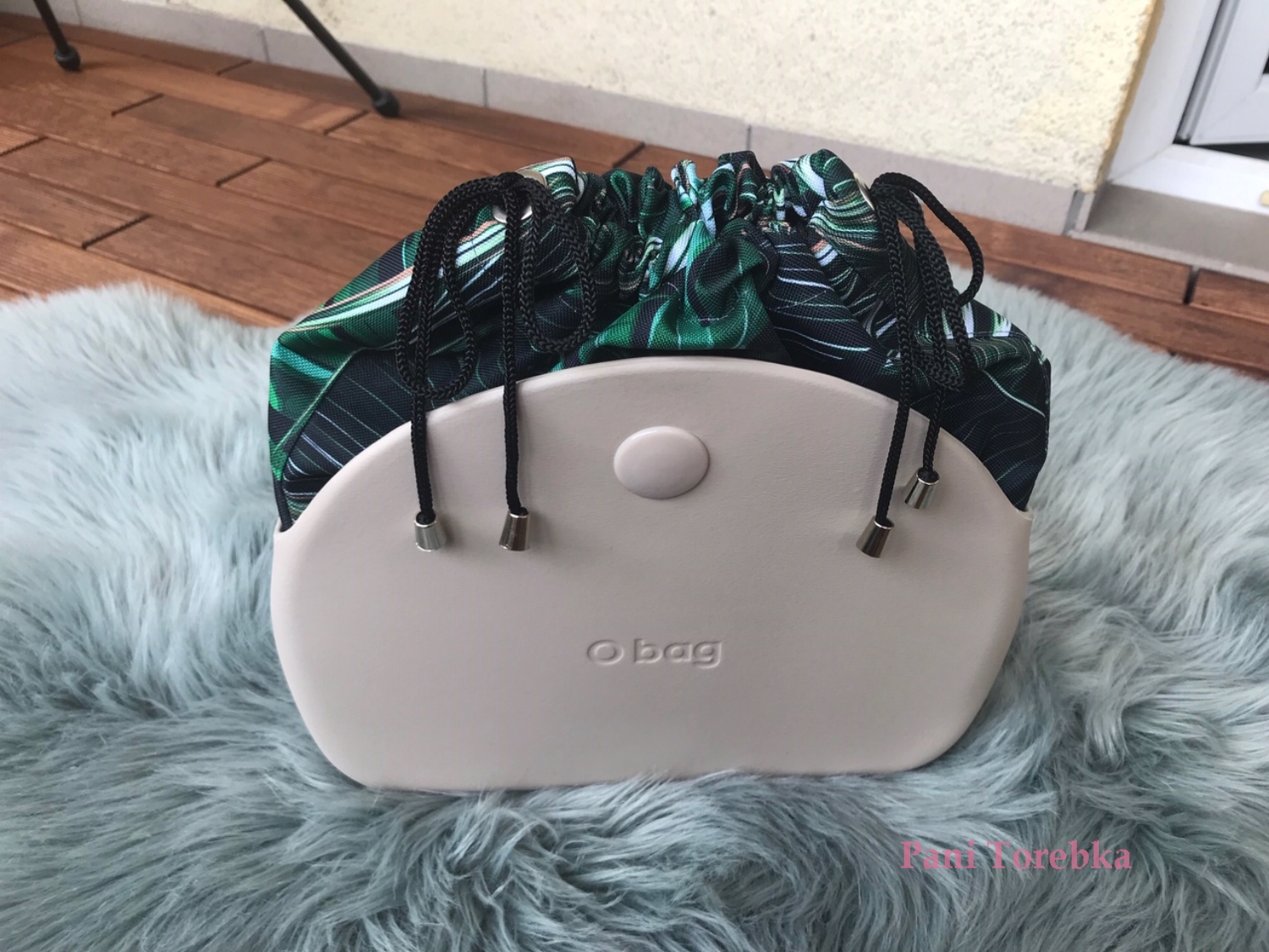 organizer komin do obag moonlight liscie zielone