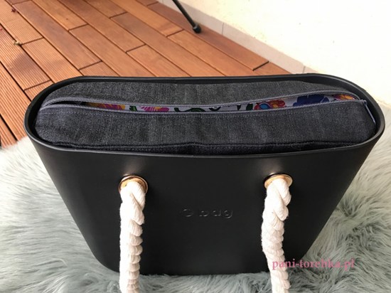 organizer obag mini jeansowy