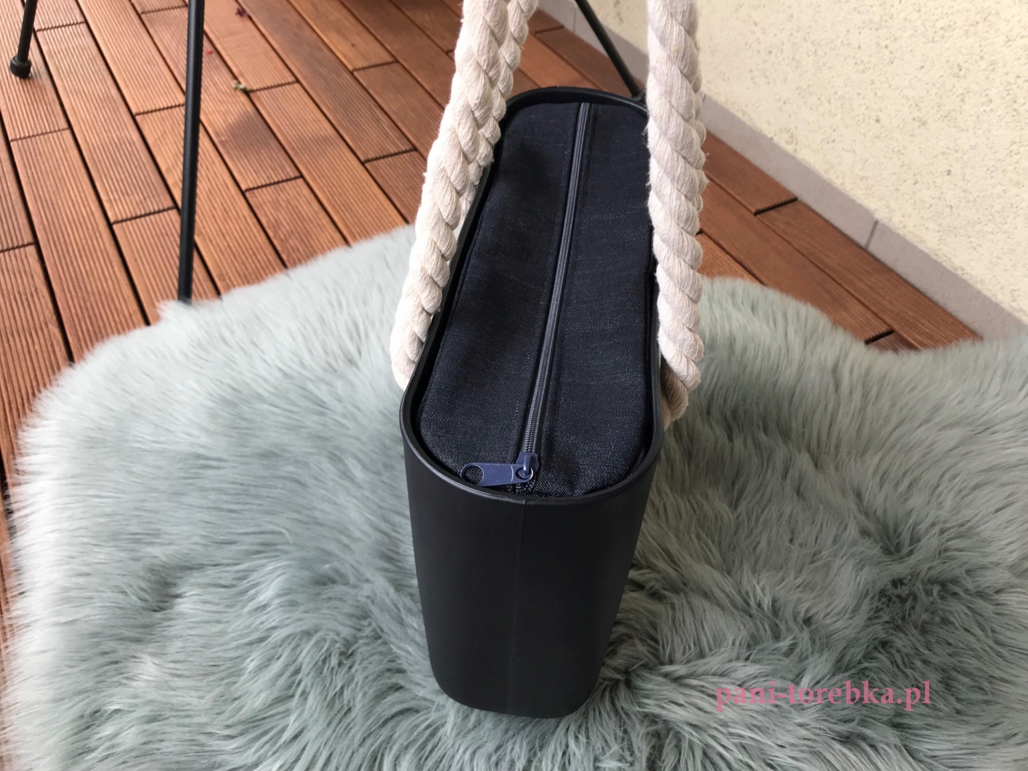 organizer obag mini jeansowy