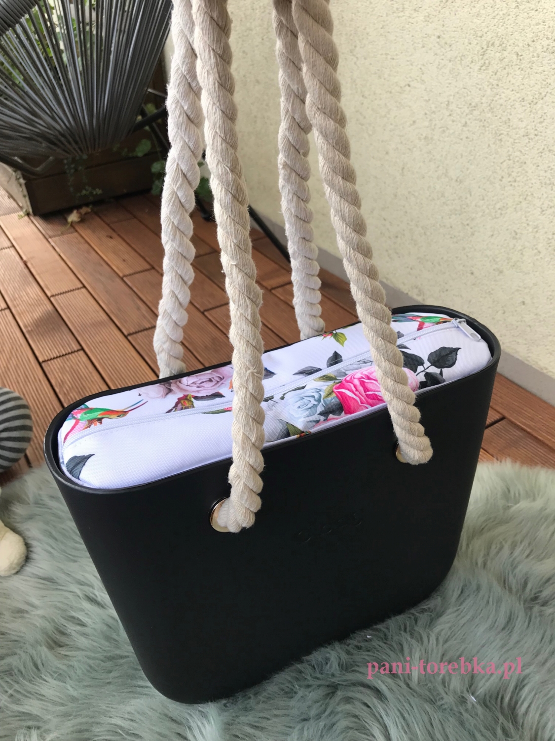 organizer na zamek do torebki obag mini w koliberki