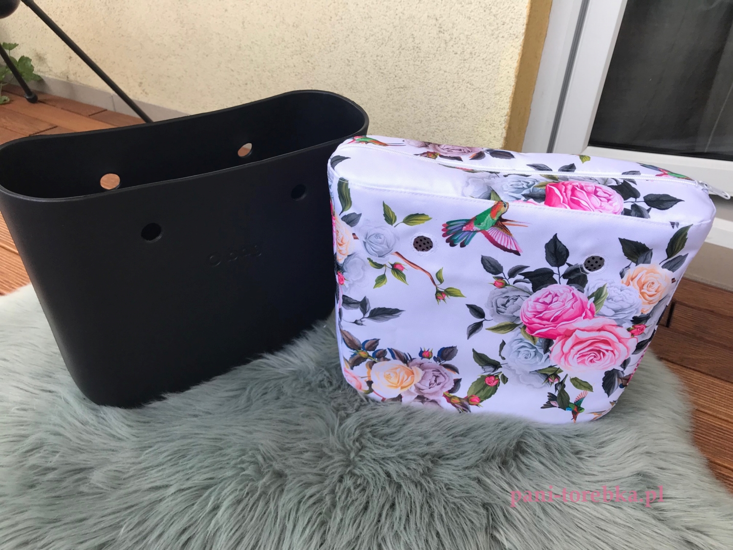 organizer na zamek do torebki obag mini w koliberki