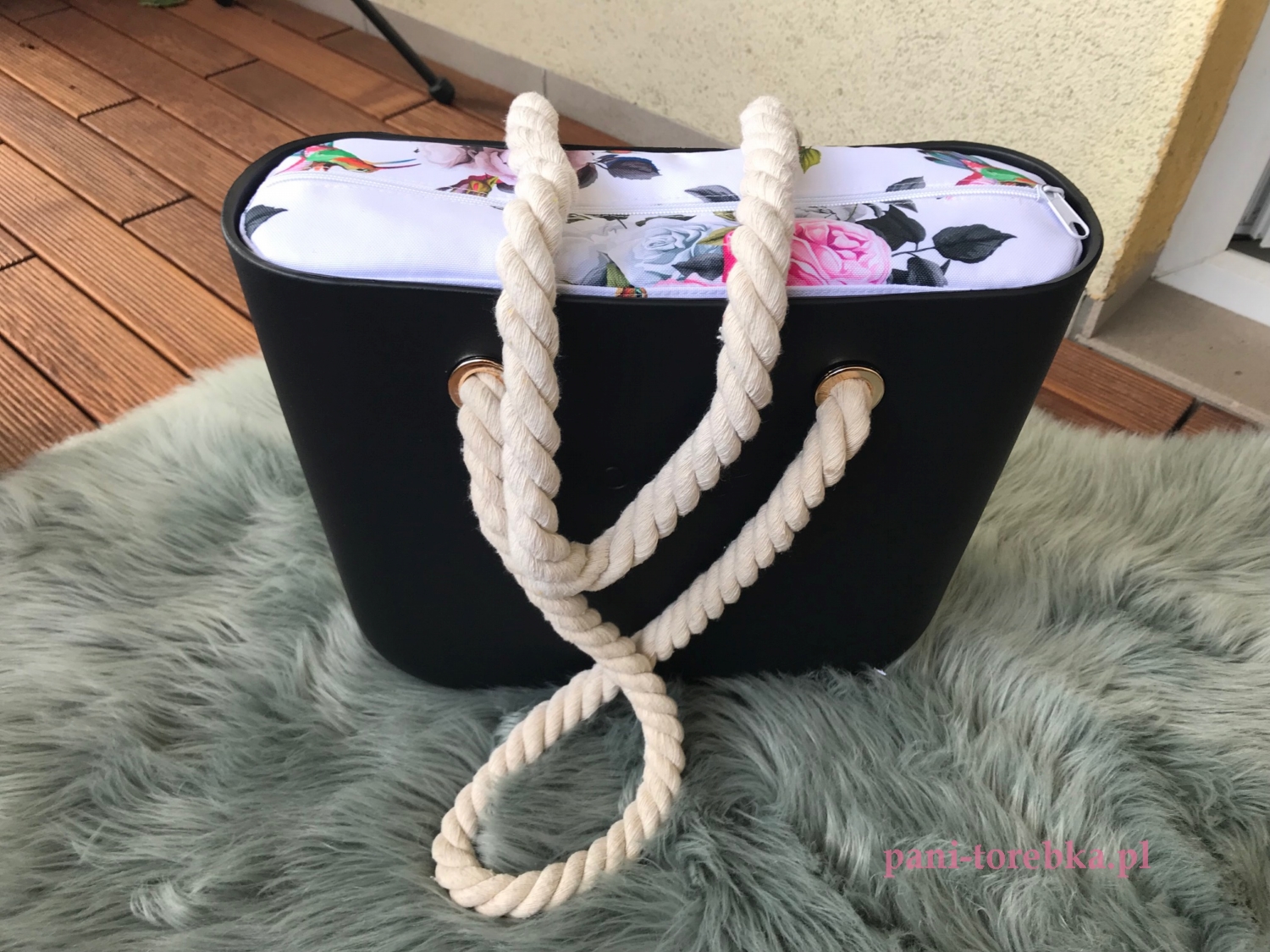 organizer na zamek do torebki obag mini w koliberki