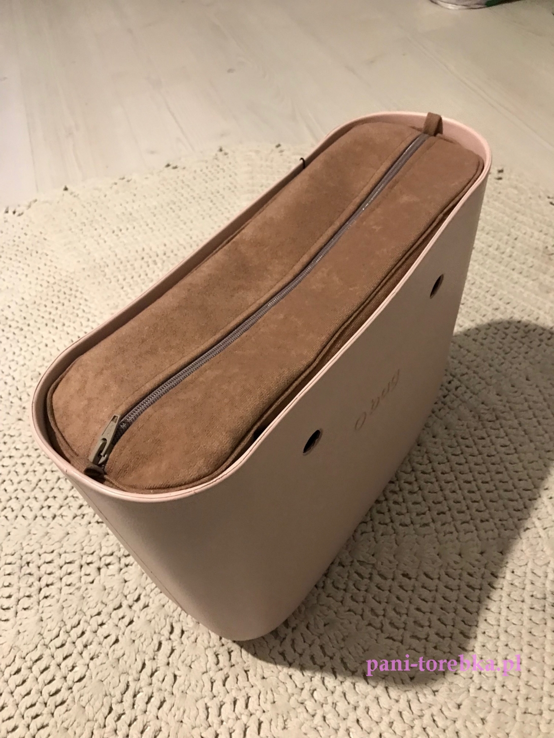 organizer na zamek do obag standard zamszowy