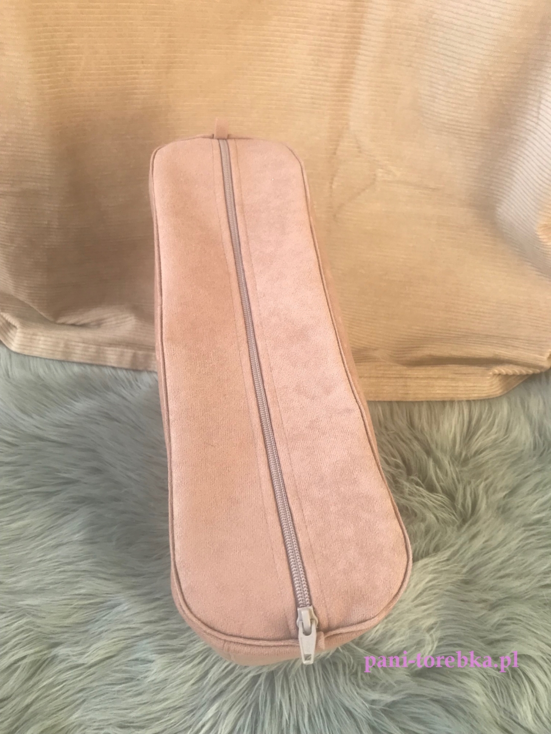 organizer na zamek do obag standard zamszowy