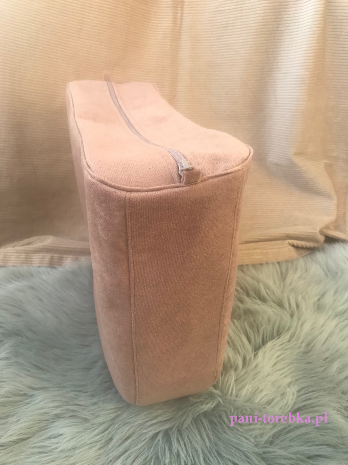 organizer na zamek do obag standard zamszowy