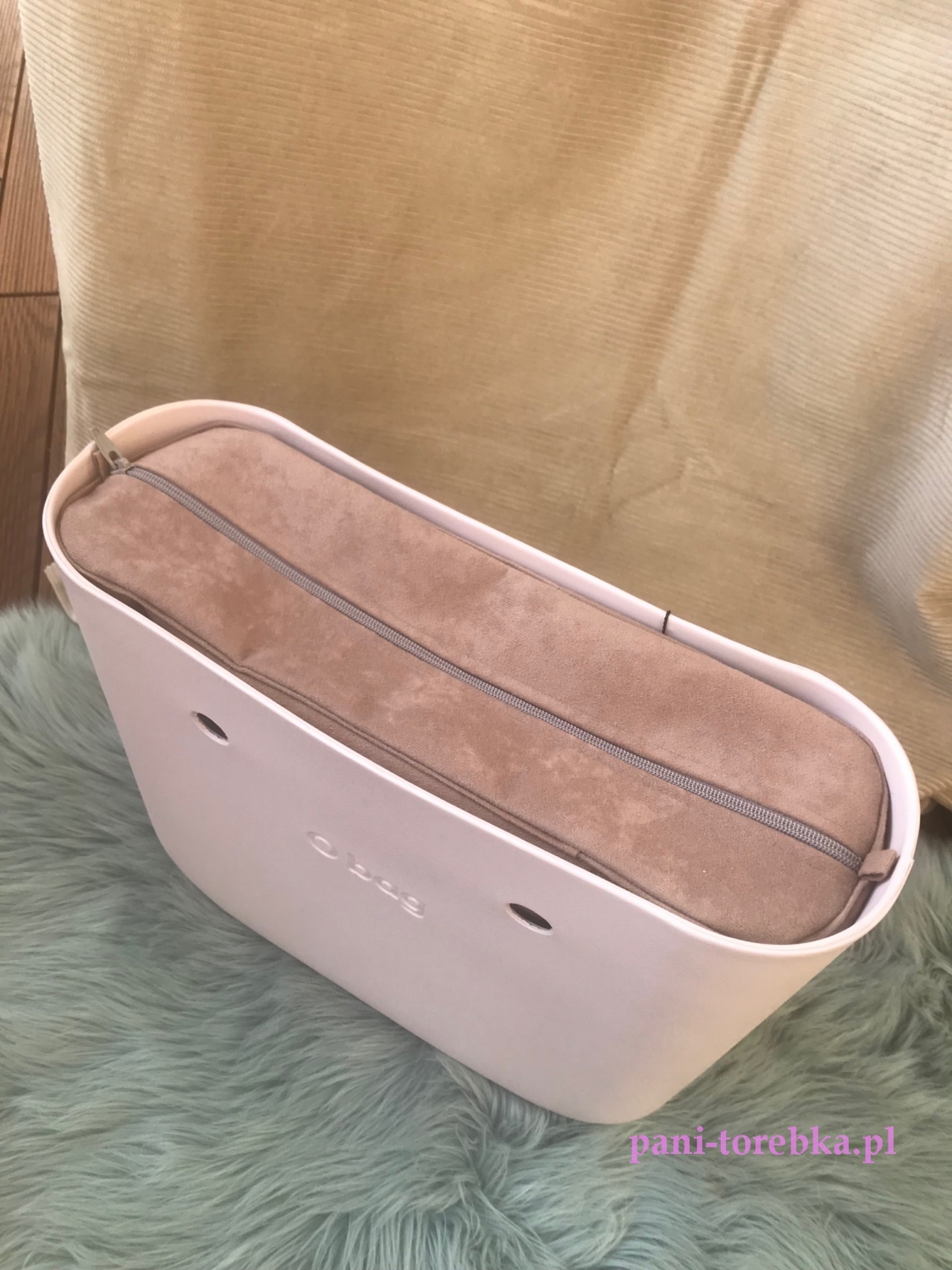 organizer na zamek do obag standard zamszowy