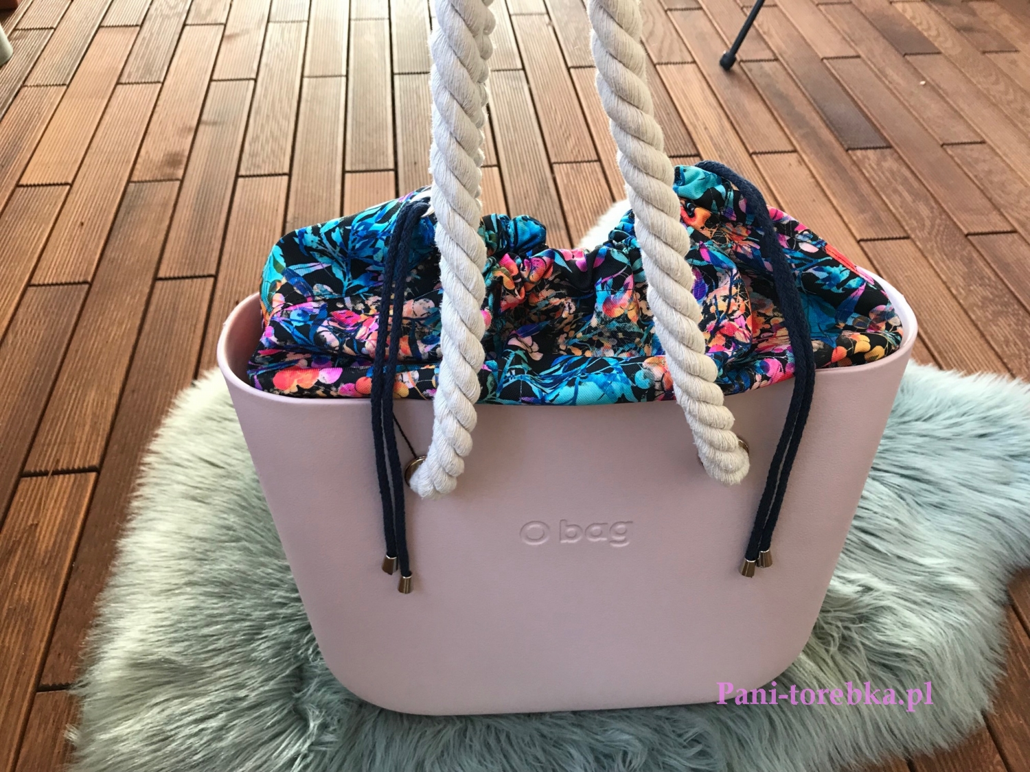 Organizer komin obag standard wzór jarzębina na czarnym