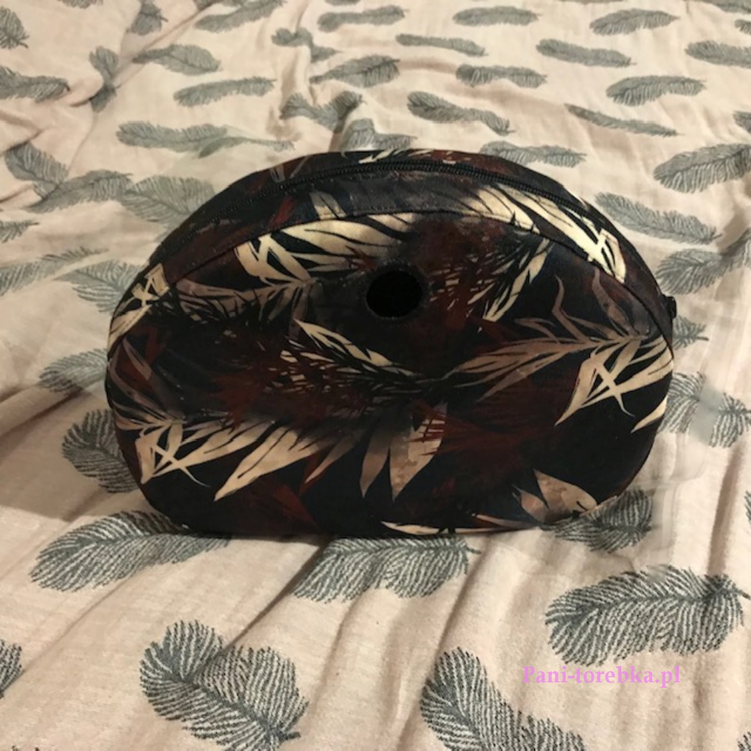 organizer obag moonlight listki na czarnym tle