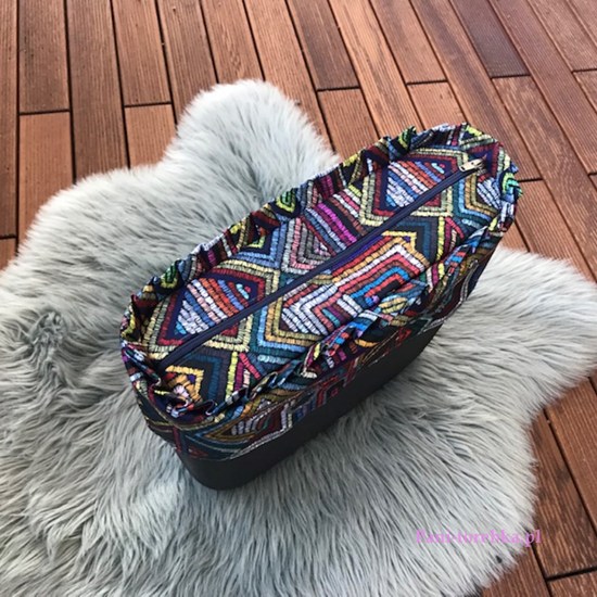 organizer na zamek z falbanka do obag mini aztec plus opaska