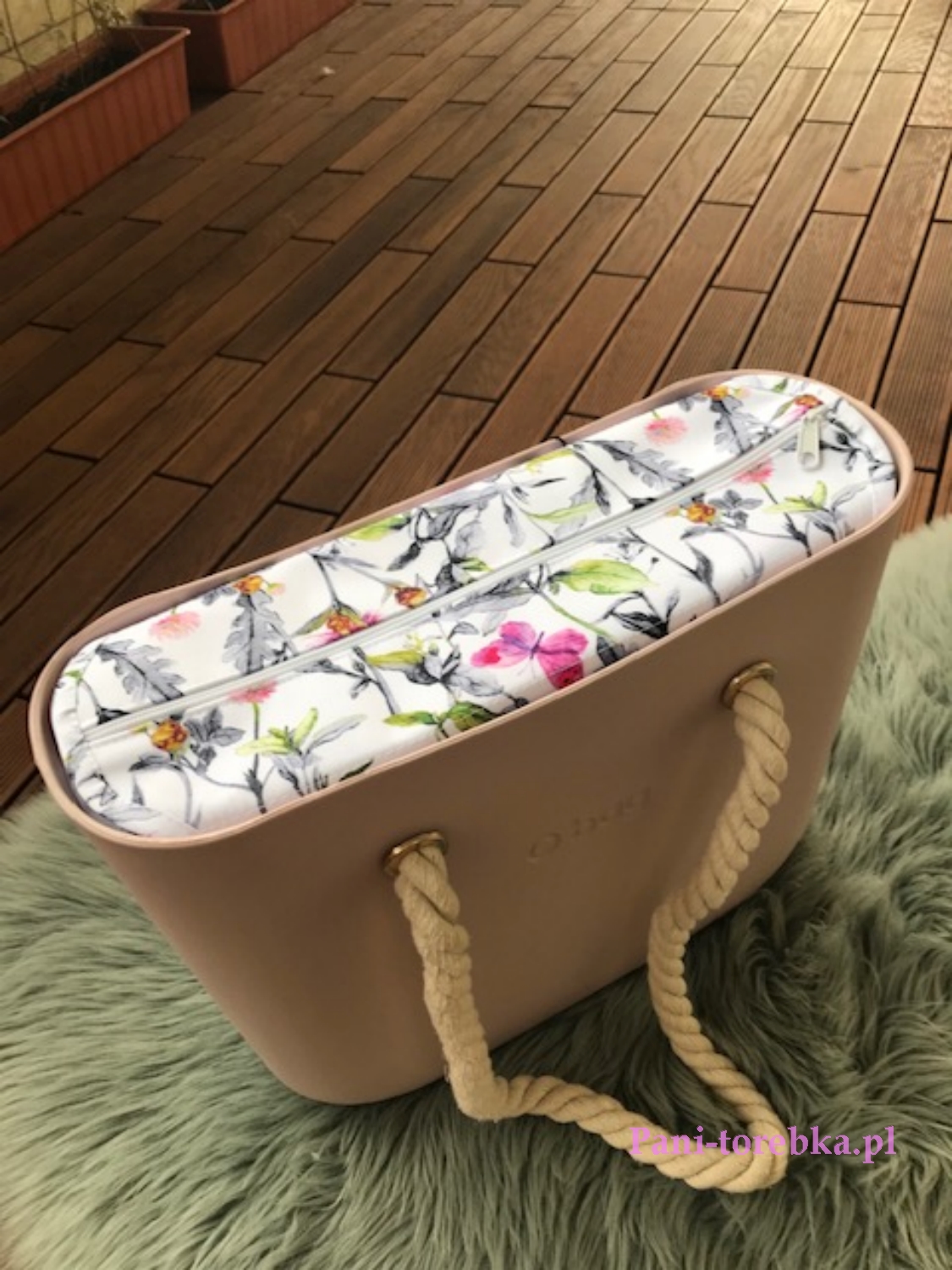 łącznik do torebki obag standard wzór łąka