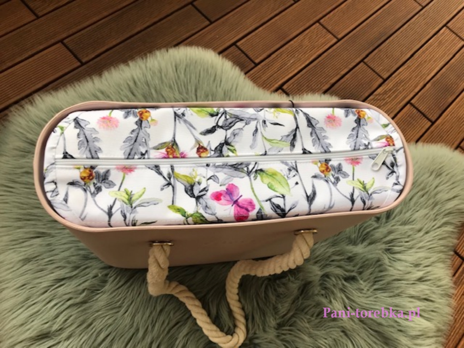 łącznik do torebki obag standard wzór łąka