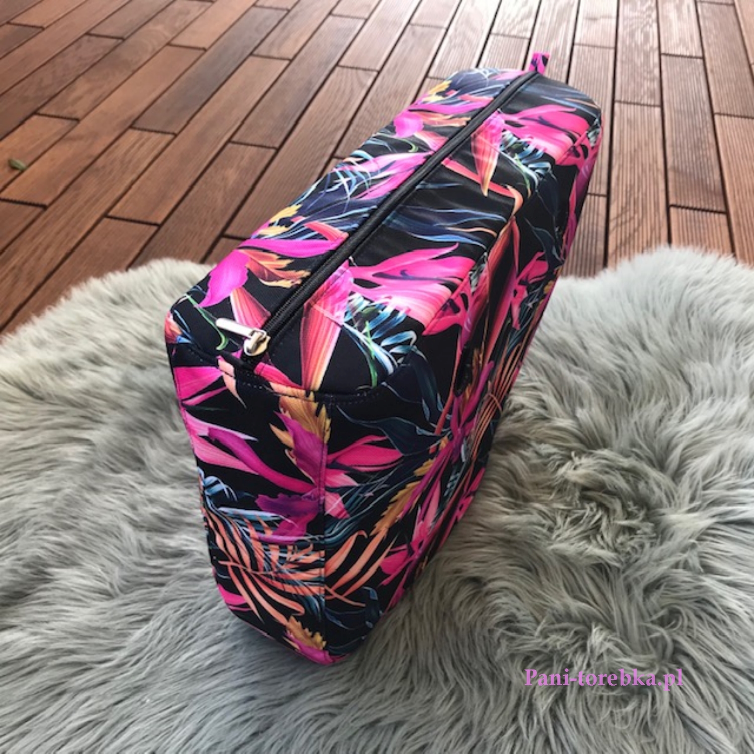 organizer obag standard wzór dzikie kwiaty