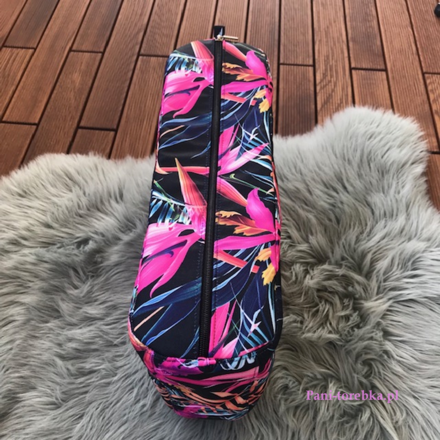 organizer obag standard wzór dzikie kwiaty