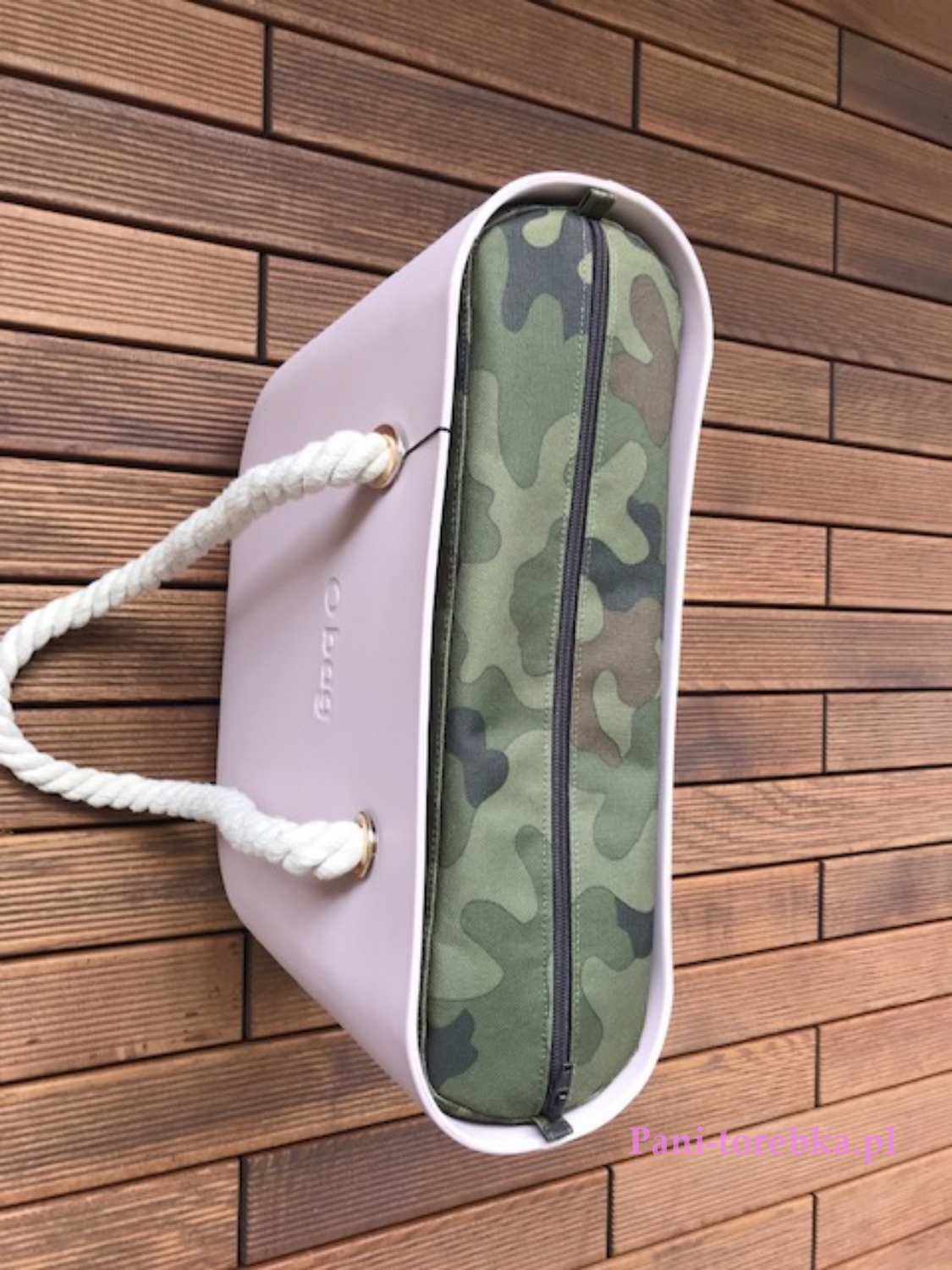 organizer obag standard wzór moro ciemnozielone