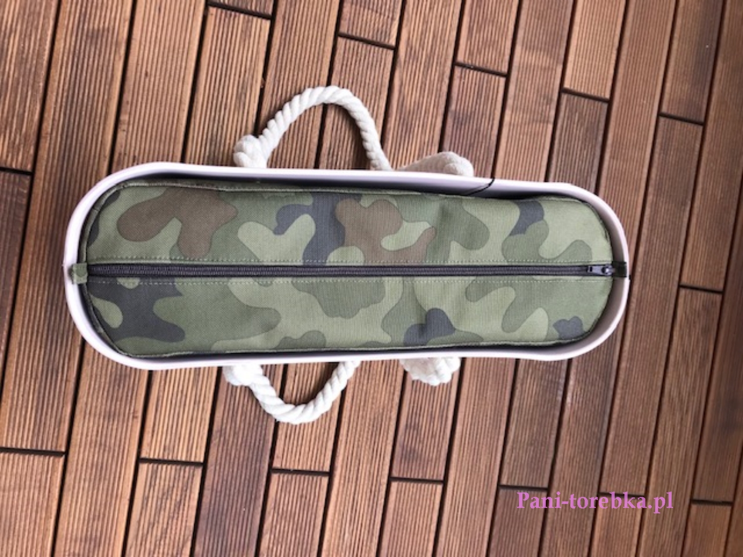 organizer obag standard wzór moro ciemnozielone