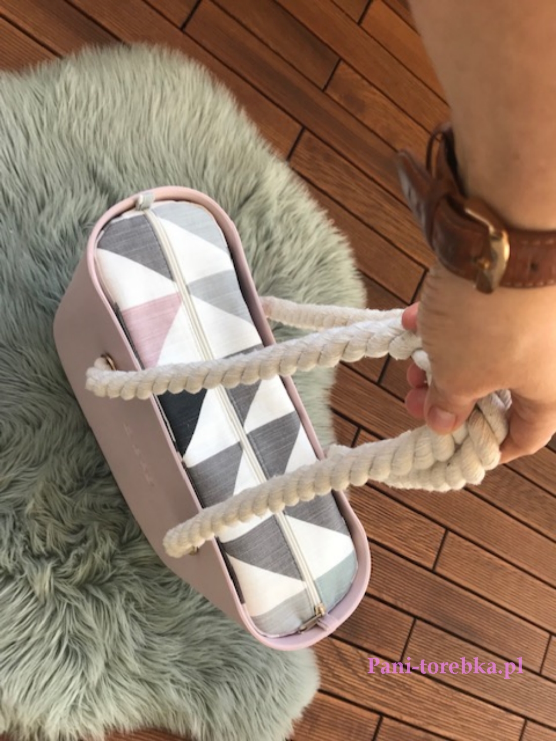 organizer obag standard wzór geometryczny