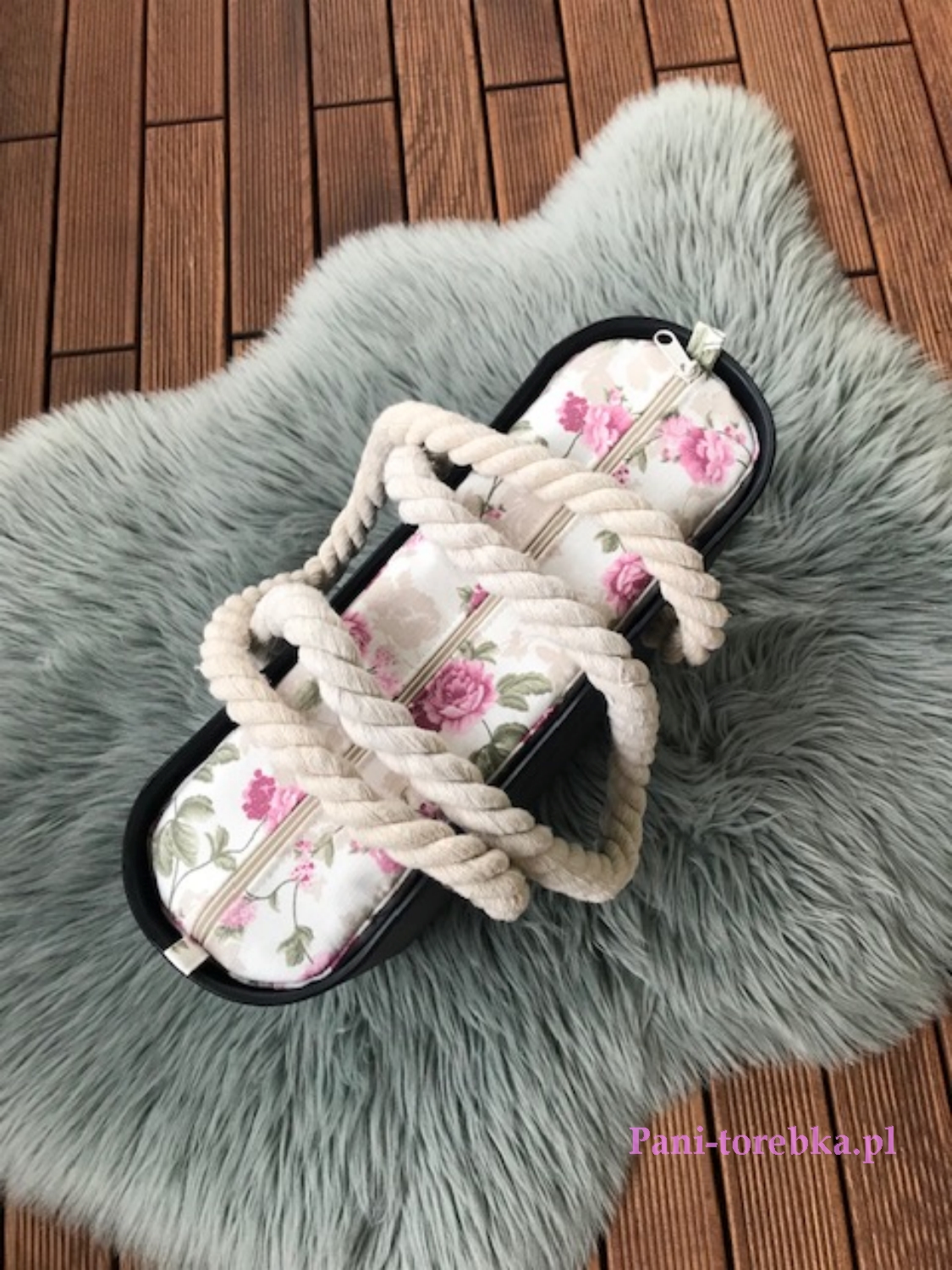 organizer do obag mini wzór różyczki 