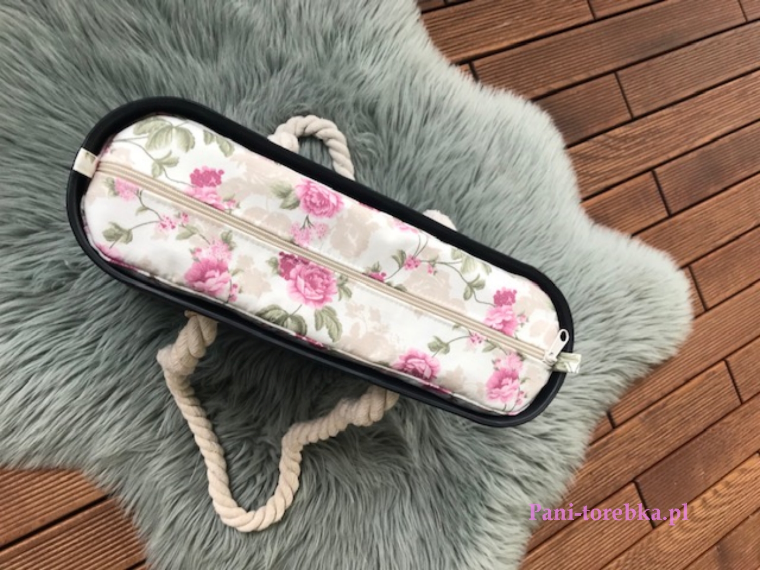 organizer do obag mini wzór różyczki 