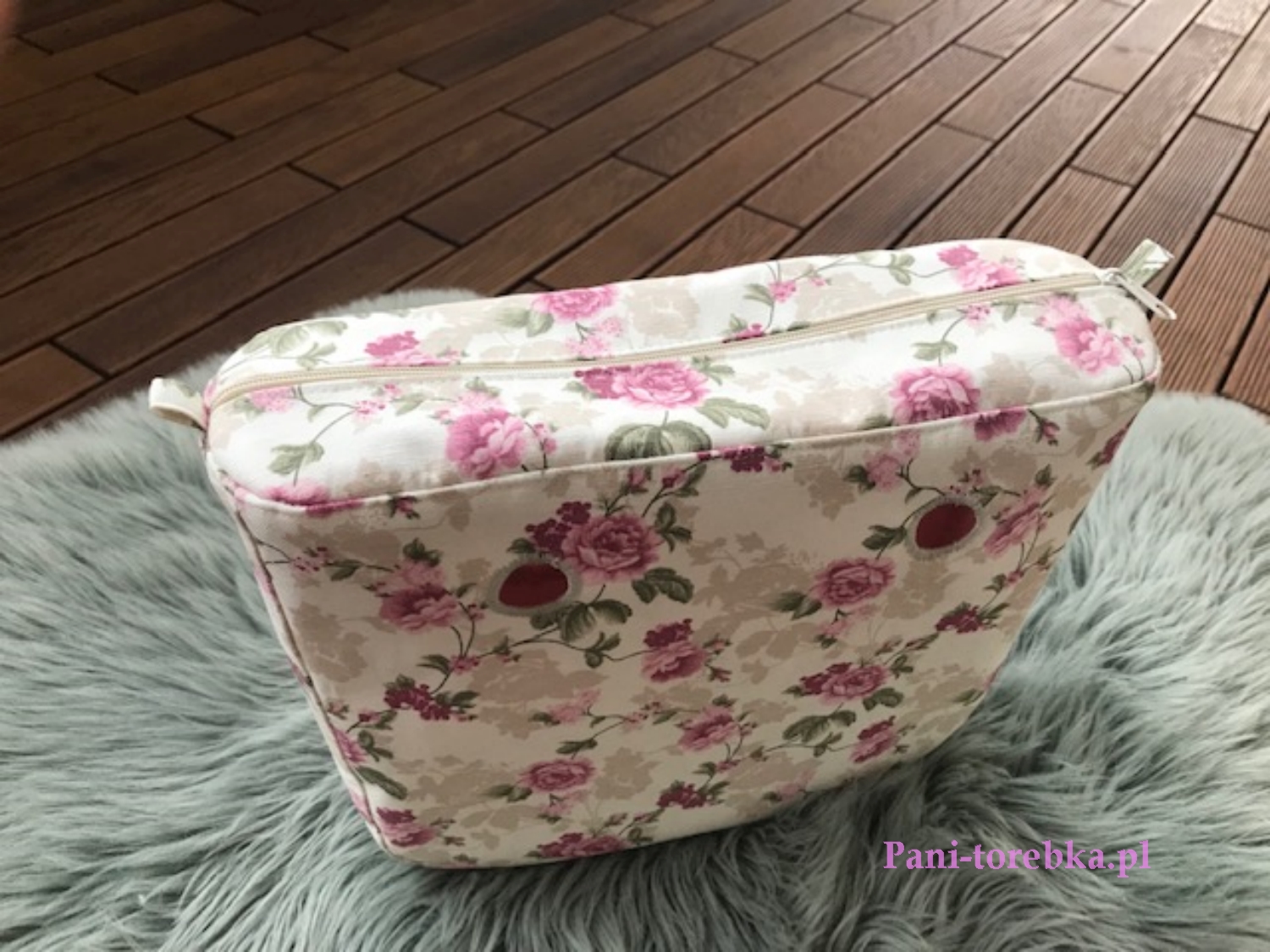 organizer do obag mini wzór różyczki 