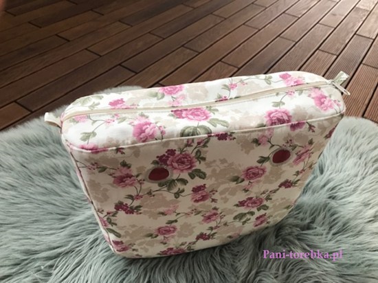 organizer do obag mini wzór różyczki 