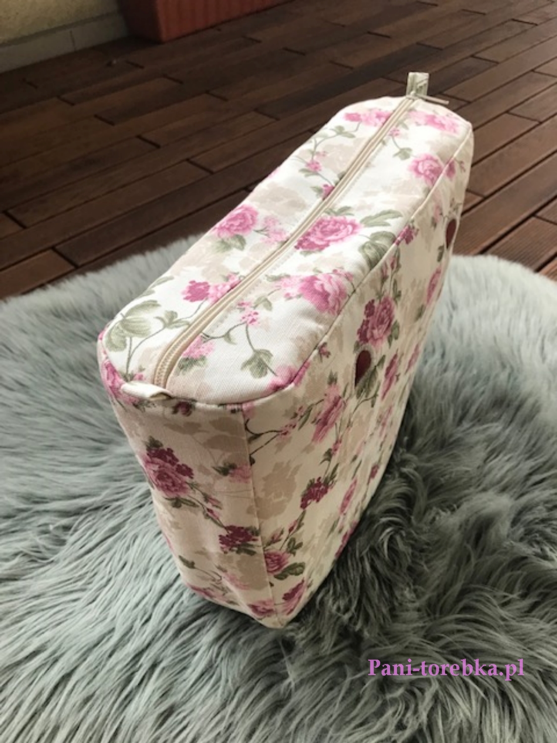 organizer do obag mini wzór różyczki 