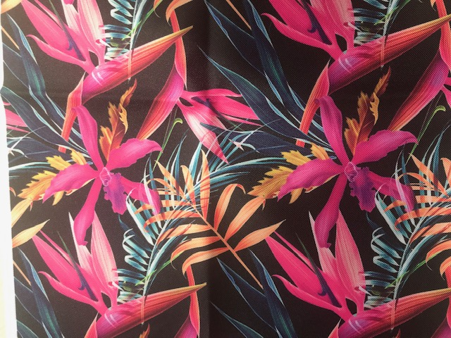 tkanina dzikie kwiaty - plus 15 zl do ceny organizera